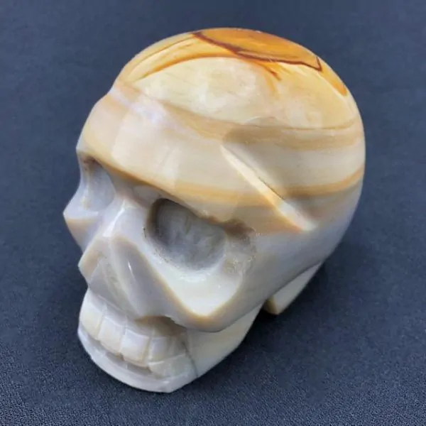Crâne Jaspe Paysage | Crânes de Cristal | Dans les yeux de Gaïa
