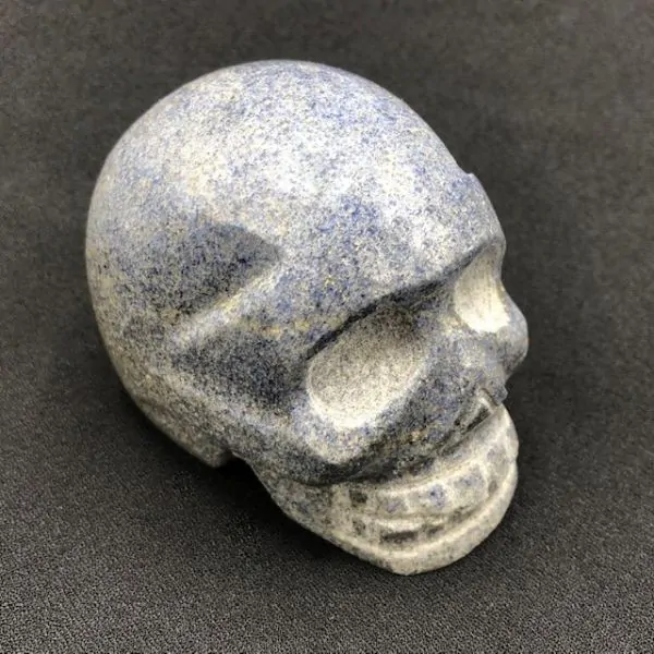 Crâne Aventurine Bleue | Crânes de Cristal | Dans les yeux de Gaïa