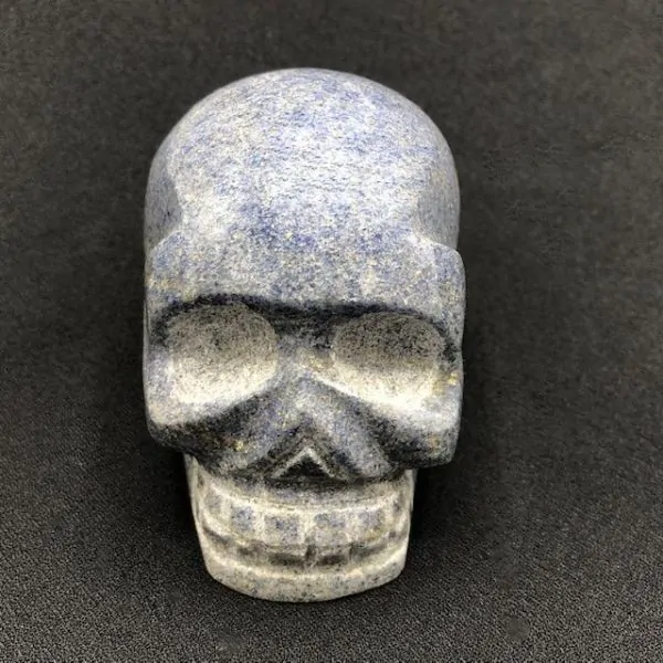 Crâne Aventurine Bleue | Crânes de Cristal | Dans les yeux de Gaïa