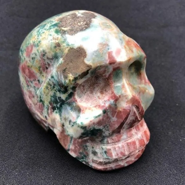 Crâne en Jaspe | Crânes de Cristal | Dans les yeux de Gaïa
