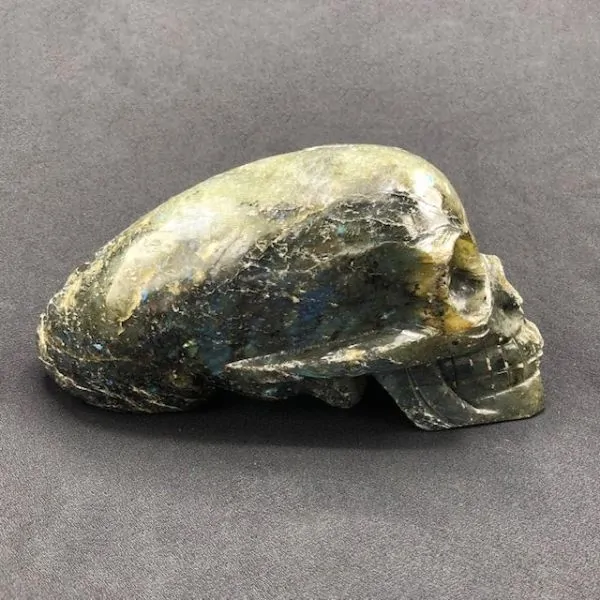 Crâne allongé ufologique Labradorite - photo 5 | Dans les Yeux de Gaia