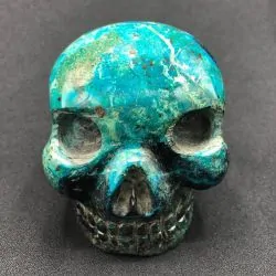 Crâne Chrysocolle -2| Crânes de Cristal | Dans les yeux de Gaïa