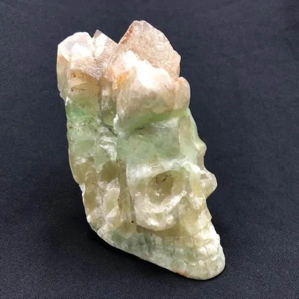 Crâne Fluorite Brute -1 | Crânes de Cristal | Dans les yeux de Gaïa