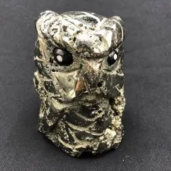 Hibou Pyrite -8| Minéraux de collection | Dans les yeux de Gaïa