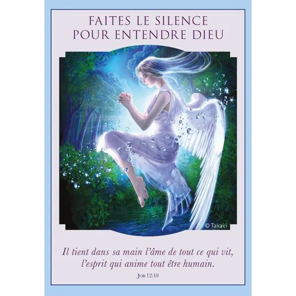 Les Cartes "Faites le silence pour entendre dieu" du Coffret Amour et Lumière de Doreen Virtue | Dans les Yeux de Gaia