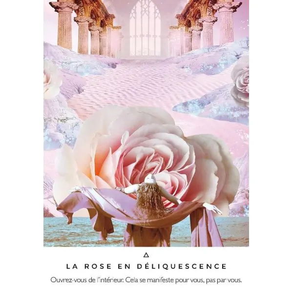 Cartes "La rose en déliquescence" de l'oracle la voie des artisans de lumière de Rebecca Campbell | Dans les Yeux de Gaia