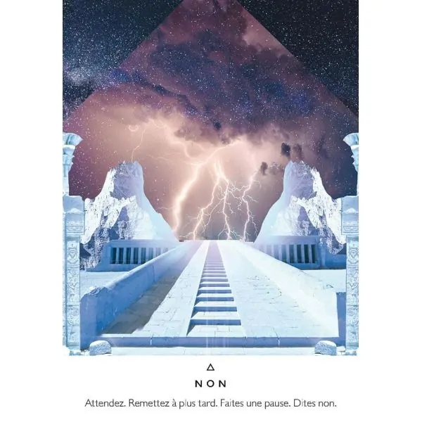 Cartes "Non" de l'oracle la voie des artisans de lumière de Rebecca Campbell | Dans les Yeux de Gaia