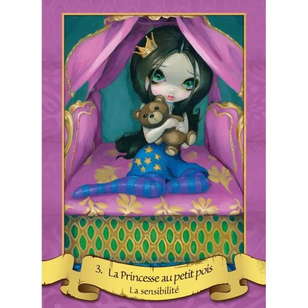 L'Oracle des contes de fées - Carte "La Princesse au petit pois" | Dans les Yeux de Gaïa