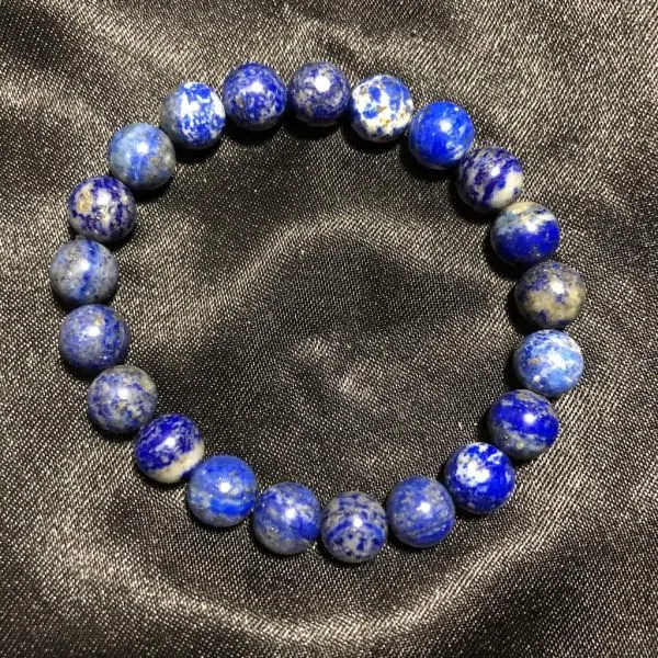 Bracelet Lapis-Lazuli 10 mm 3 - Lithothérapie |Dans les Yeux de Gaïa