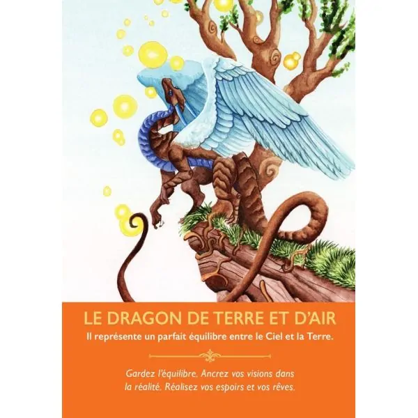 L'Oracle des Dragons - Carte "Le Dragon de Terre et d'Air" | Dans les Yeux de Gaia