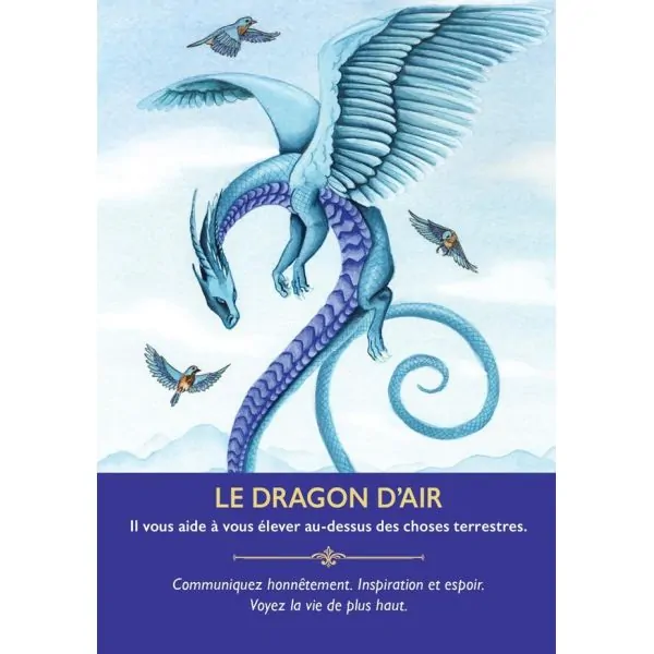 L'Oracle des Dragons - Carte "Le Dragon d'Air" | Dans les Yeux de Gaia