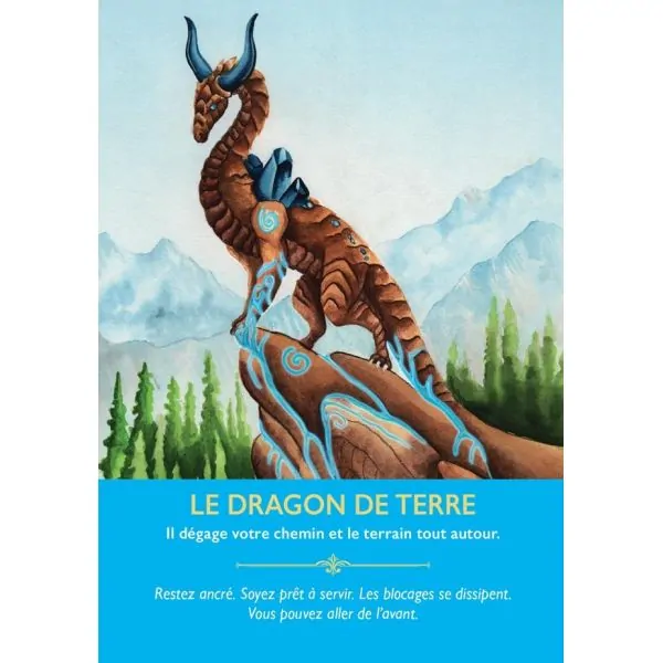 L'Oracle des Dragons - Carte "Le Dragon de Terre" | Dans les Yeux de Gaia