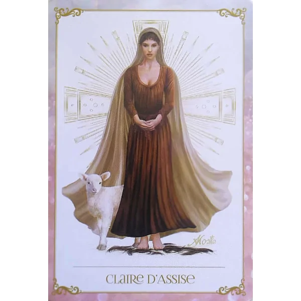 Les forces de la féminité - Cartes oracle - Carte "Claire d'Assise" | Dans les Yeux de Gaia