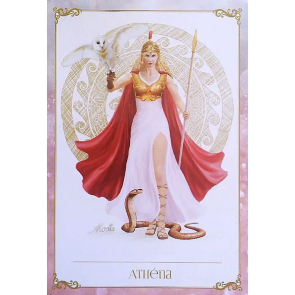 Les forces de la féminité - Cartes oracle - Carte "Athéna" | Dans les Yeux de Gaia