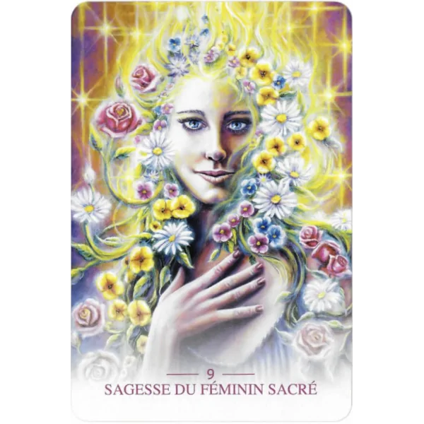 L'Oracle des artisans de lumière - Carte "Sagesse du féminin sacré" | Dans les Yeux de Gaïa