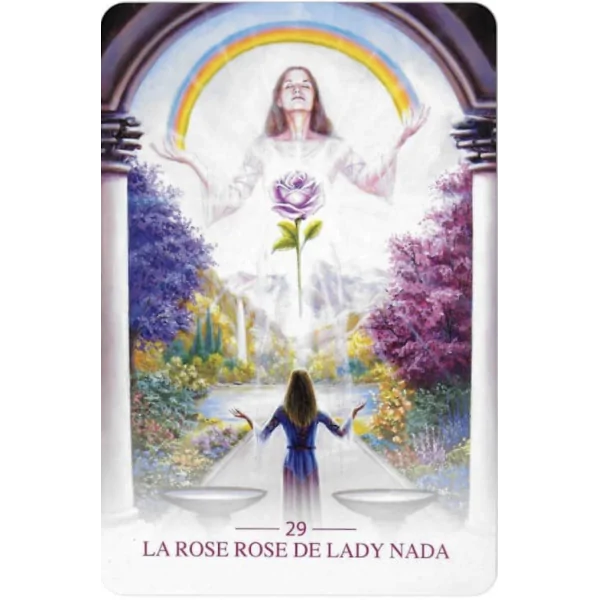 L'Oracle des artisans de lumière - Carte "La Rose de Lady Nada" | Dans les Yeux de Gaïa
