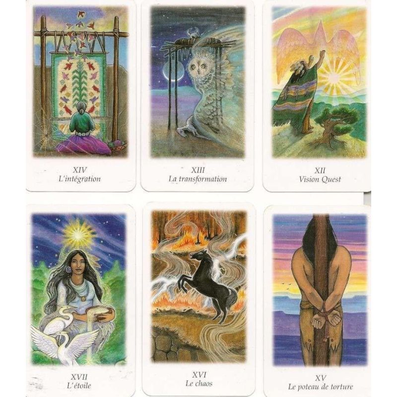 Le Tarot Vision - Jeu de 78 cartes - Cartes de voyance avec