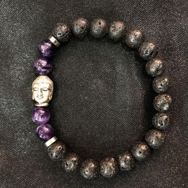 Bracelet Amethyste 8mm