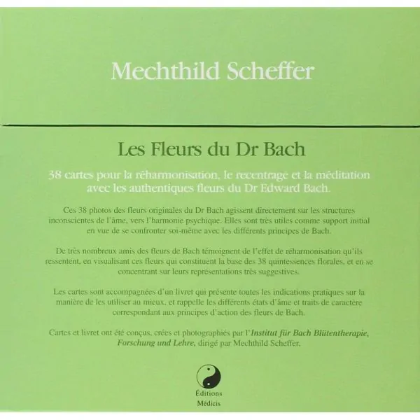 Les Fleurs du Dr Bach - Mechtild Scheffer quatrième de couverture | Dans les yeux de Gaïa