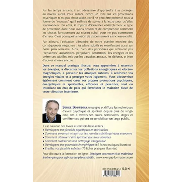 Comment acquérir une bonne protection énergétique - Serge Boutboul | Livres sur le Développement Personnel | Dans les yeux de Ga