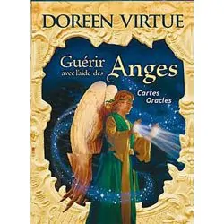 Guérir avec l'aide des anges (44 cartes) - Coffret de face | Dans les Yeux de Gaïa