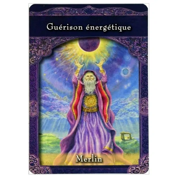 Cartes divinatoires des maîtres ascensionnés - Carte "Guérison énergétique" | Dans les Yeux de Gaïa
