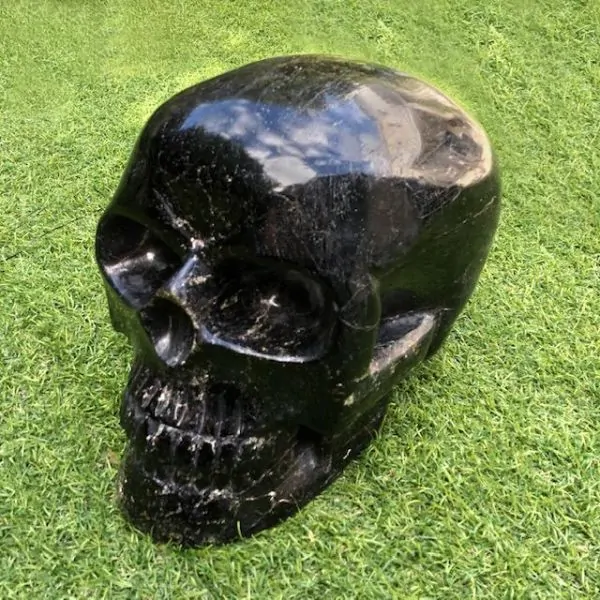 Crâne Tourmaline 21kg | Crânes de Cristal | Dans les yeux de Gaïa