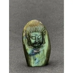 Tête de Buddha Labradorite -2| Minéraux de collection | Dans les yeux de Gaïa