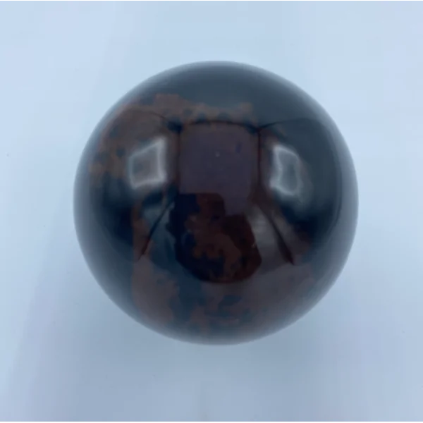 Sphère en Obsidienne Acajou | Sphères, Oeufs, et Coeurs | Dans les yeux de Gaïa