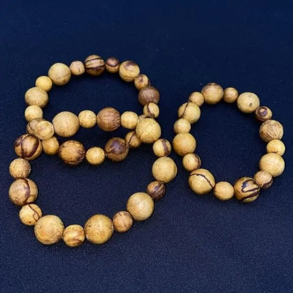 Bracelet Palo Santo perles rondes, photo 3 | Dans les Yeux de Gaia