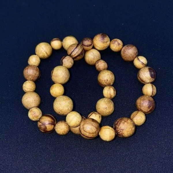 Bracelet Palo Santo perles rondes, photo 2 | Dans les Yeux de Gaia
