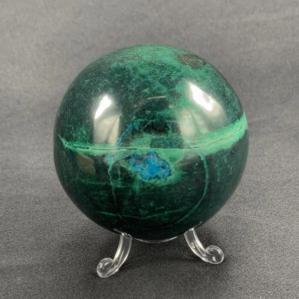 Sphère en Chrysocolle -15| Sphères, Oeufs, et Coeurs | Dans les yeux de Gaïa