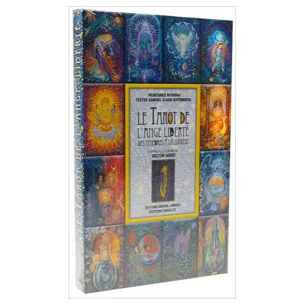 Le Tarot de l'Ange Liberté (Livre+Jeu) - Samuel Djian Gutemberg - Myrrha - Couverture| Dans les Yeux de Gaïa