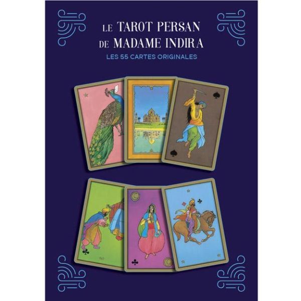 Livre Tarot persan de Madame Indira, libraire ésotérique, livre tarot