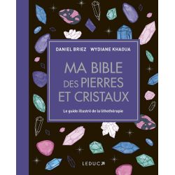 Ma Bible des pierres et cristaux 1 - Lithothérapie & Minéraux |Dans les Yeux de Gaïa - Couverture
