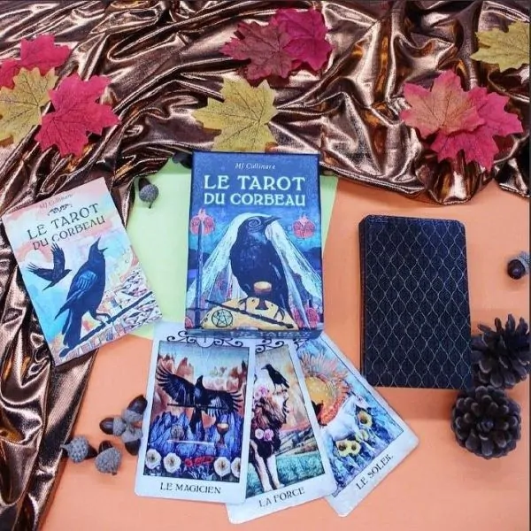 Le Tarot du Corbeau - Coffret et cartes | Dans les Yeux de Gaïa