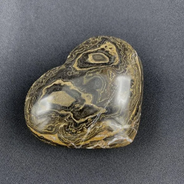 Coeur en Stromatolite -3| Sphères, Oeufs, et Coeurs | Dans les yeux de Gaïa