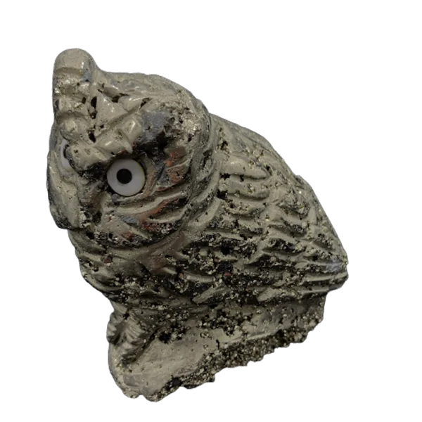 Hibou Pyrite -5| Minéraux de collection | Dans les yeux de Gaïa