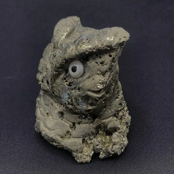 Hibou Pyrite -1 | Minéraux de collection | Dans les yeux de Gaïa