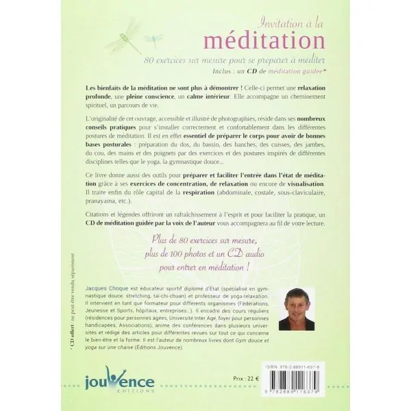 Invitation à la méditation (CD inclus) | Livres sur le Bien-Être | Dans les yeux de Gaïa