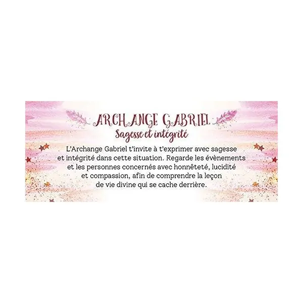 Carte "Archange Gabriel" du Petit Oracle des Archanges | Dans les Yeux de Gaia