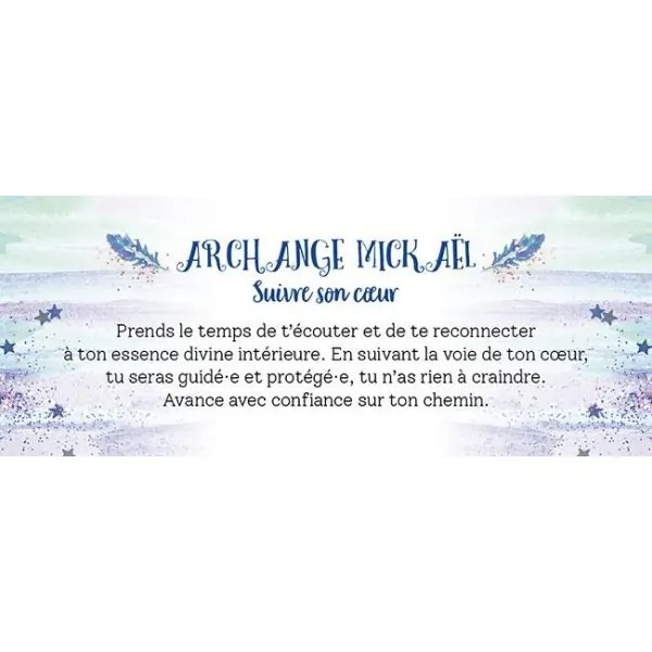 Carte "Archange Mickaël" du Petit Oracle des Archanges | Dans les Yeux de Gaia