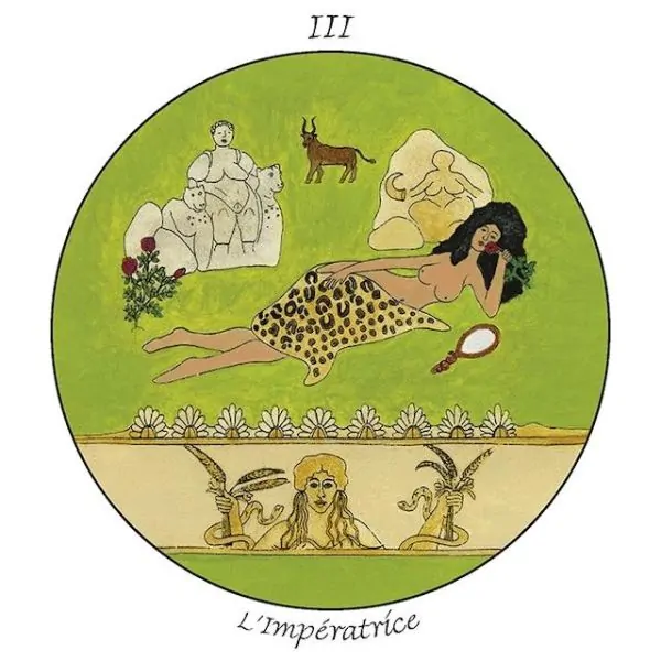 Carte "L'impératrice" du tarot de la mère originelle | Dans les Yeux de Gaia