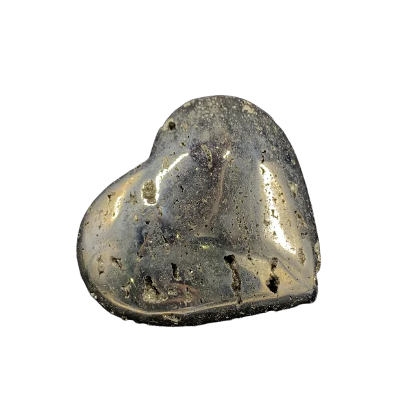 Coeur en Pyrite -1| Sphères, Oeufs, et Coeurs | Dans les yeux de Gaïa