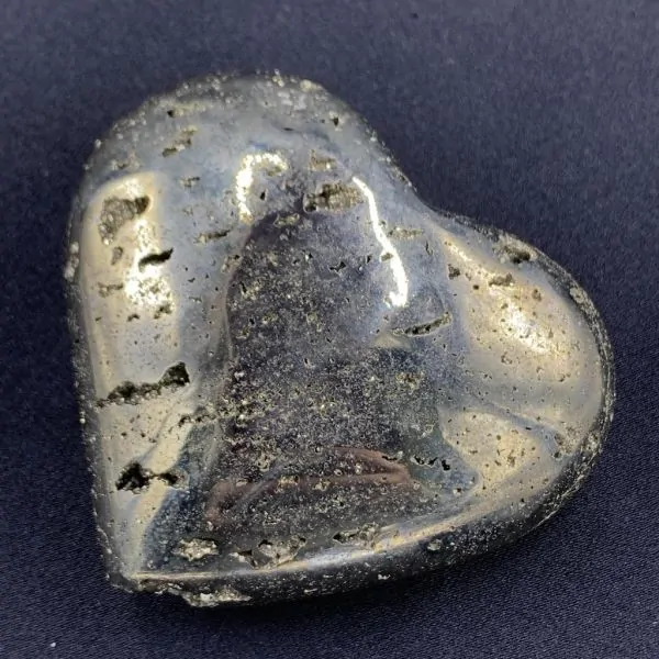 Coeur en Pyrite -1| Sphères, Oeufs, et Coeurs | Dans les yeux de Gaïa