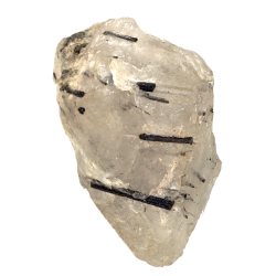 Cristal de roche brut avec inclusion de Tourmaline - Photo 1 | Dans les Yeux de Gaia