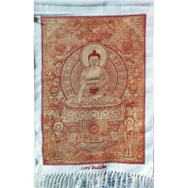 Tapisserie "Lord Buddha" en tissu 82x55 cm | Articles Bien-Être | Dans les yeux de Gaïa