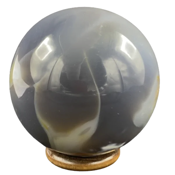 Sphère en Agate -2 | Sphères, Oeufs, et Coeurs | Dans les yeux de Gaïa