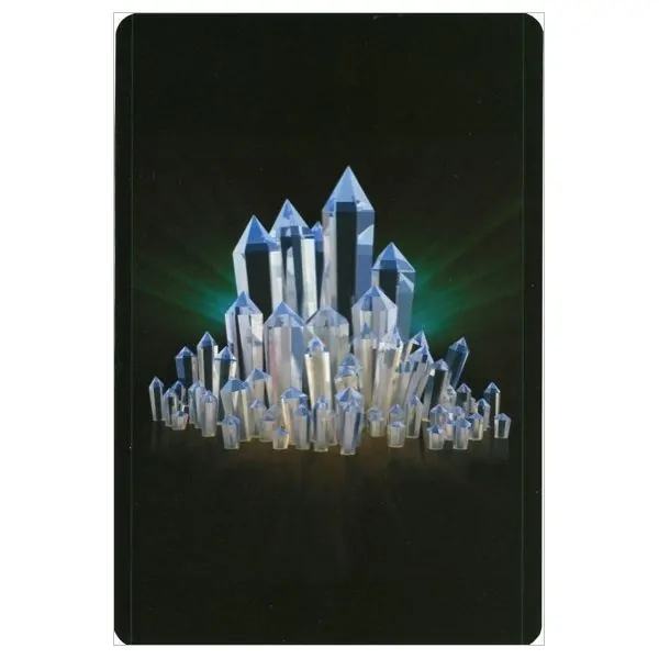 Carte de l'oracle des cristaux de Toni Carmine Salerno | Dans les Yeux de Gaia