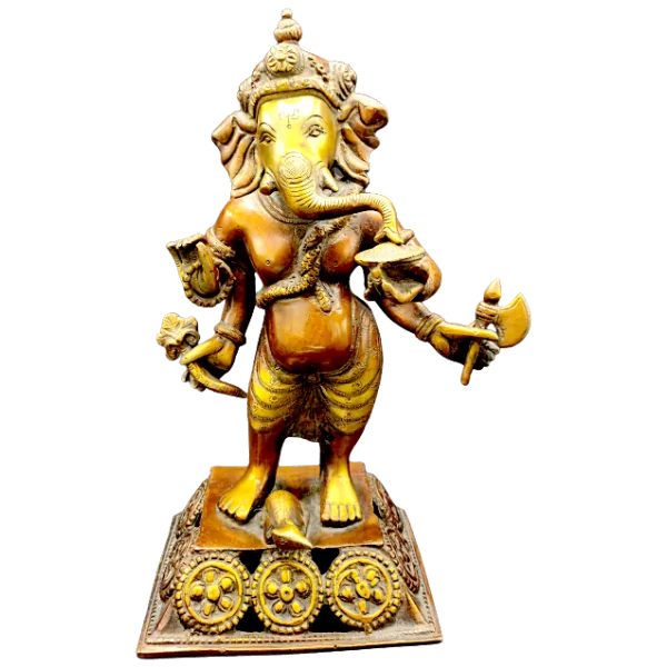 Statue de Ganesh en Bronze - Photo 1 | Dans les Yeux de Gaia